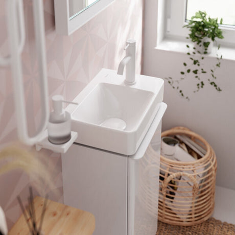 Hansgrohe tecturis s - wastafelkraan - ééngreeps bediening - coolstart energiebesparend - met trekwaste - 80mm maat - mat zwart