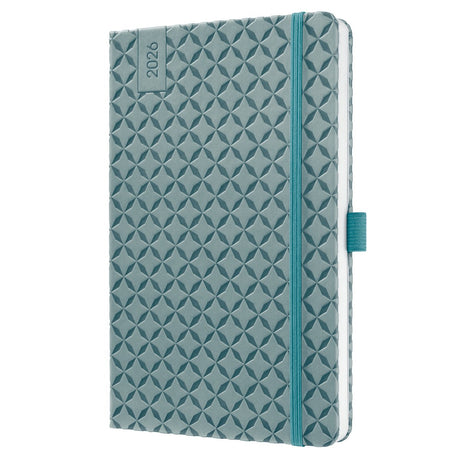 Sigel weekagenda flair 2026 - formaat a5 - ocean blue - hardcover - si-j6133