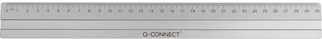 Q-connect meetlat, aluminium, 30 cm