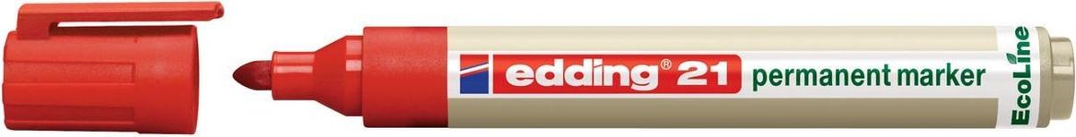 Creativ company viltstift edding 21 eco rond 1.5-3mm rood
