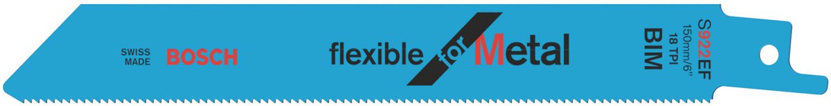 Bosch - reciprozaagblad s 922 ef flexible for metal - 100 stuks