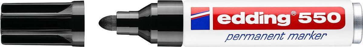 Edding 550 permanent marker - 001 zwart