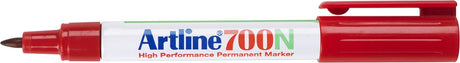 Artline 700 neat - permanent marker - 1 stuk - 0,7mm lijndikte - rood
