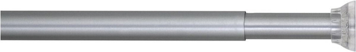 Sealskin douchegordijnstang - klemstang - aluminium - 110-185 cm - mat aluminium