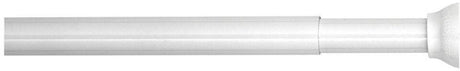 Sealskin - douchegordijnstang - klemstang - aluminium - 110-185 cm - wit