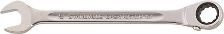 Stahlwille 17-13 steek- ringratelsleutel - omschakelbaar - 13 x 182mm