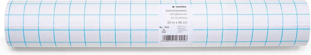 Herma zelfklev. folie 25m x 40cm glanzend 7025