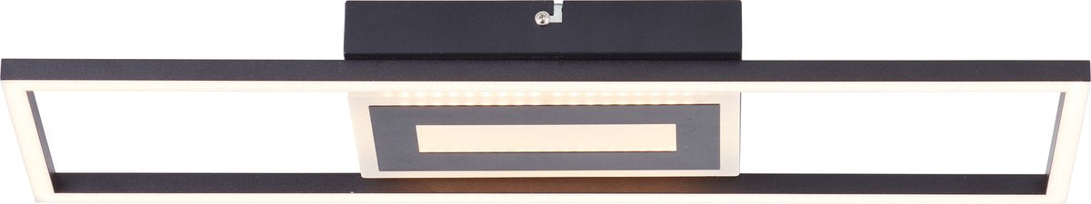 Brilliant besson - plafondlamp - led 24w - 3000k - zwart