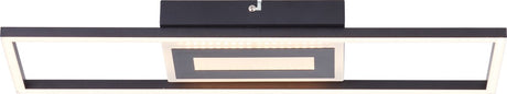 Brilliant besson - plafondlamp - led 24w - 3000k - zwart