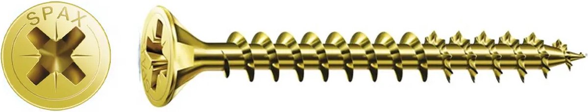 Spax houtschroef 3.0x20mm - philips z1 - 25 stuks