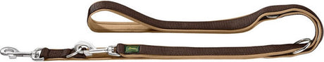 Hunter trainingslijn - bruin caramel - 200 x 2 cm