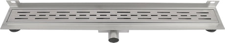Differnz douchegoot - muur flens rvs - 7 x 7 x 80 cm
