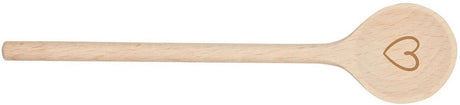 Goki houten pollepel hart, 20cm