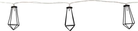 Bo-camp - industrial - lichtketting - galvin - 10 lichten - 5 lumen - zwart
