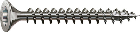 Spax roestvaststalen schroef, 3,5 x 20 mm, 180 stuks, voldraad, verzonken kop, t-star plus t15, 4cut, roestvast staal a2 - 8000000287176