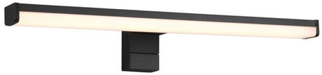 Trio lino - wandlamp - zwart mat - incl. 1x smd 7,4 w - wandmontage - badkamerverlichting