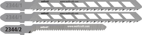 Wolfcraft - gipsplaat decoupeerzaagbladen - 3 delig - voor rechte en bochtensneden zagen in gipsplaten - 2344000