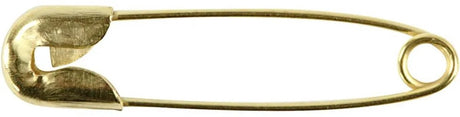 Creativ company veiligheidsspelden l: 22 mm dikte 0 6 mm goud 100stuks