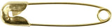 Creativ company veiligheidsspelden l: 22 mm dikte 0 6 mm goud 100stuks