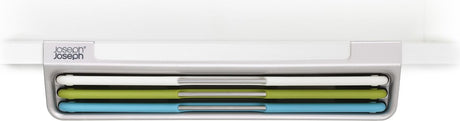 Joseph joseph folio slim snijplanken - set van 3 - in houder hangend - kunststof - grijs