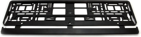 Merkloos sans marque kentekenplaat houder hard - zwart - voor plaatmaat: 520x110mm - enkel 1 stuk
