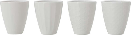 Gimex - royal line - eierdop hoog - ivory - 4 stuks