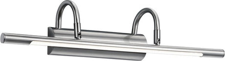 Trio cuadro - wandlamp - nikkel mat - incl. 1x smd 8w