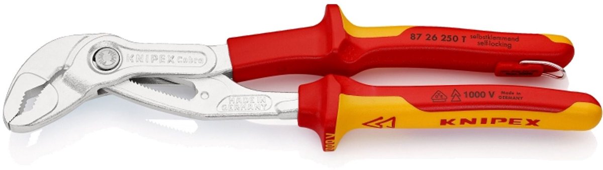 Knipex cobra 87 26 250 t waterpomptang sleutelbreedte (metrisch) 46 mm 250 mm