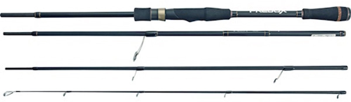 Predox night hawk travel 240 cm 4-delige roofvishengel | 10-40 g, 27-70 g of 50-100 g 27-70gr