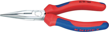 Knipex radiotang recht + zijsnijder 160 mm | 25 05 160 - 2505160
