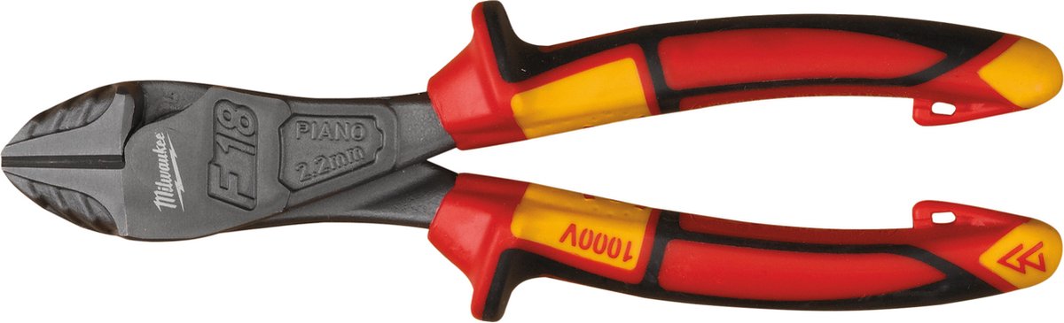 Milwaukee vde heavy-duty diagonale kniptang. vde heavy duty zijkniptang 180mm - 4932464569