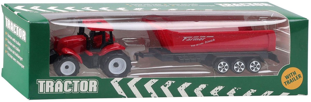 Koopman tractor met aanhanger, 20,5cm