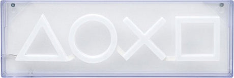 Paladone playstation icons led neon light – officieel gelicentieerd vrijstaand of aan de muur te bevestigen lichtbord – gamekameraccessoires en decoratie voor gamers –