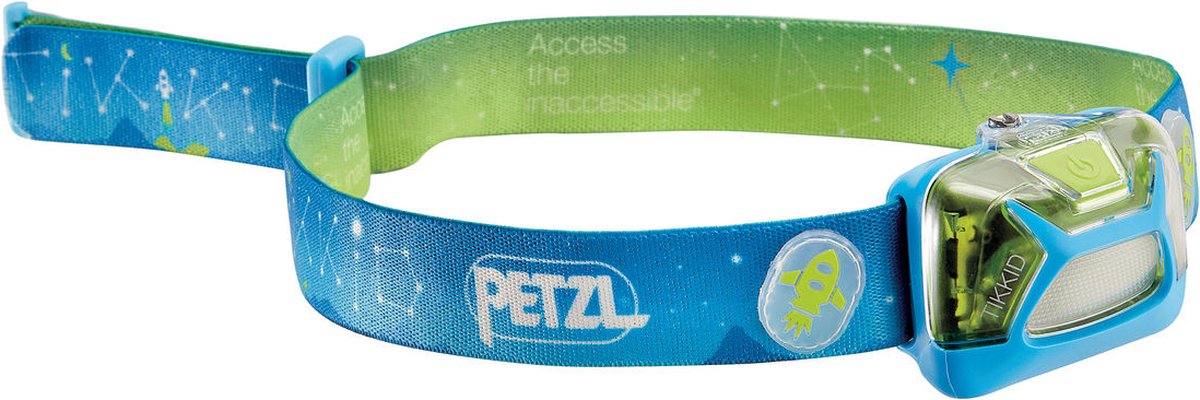Petzl tikkid hoofdlamp - blauw - 20 lumen - kinderhoofdlamp