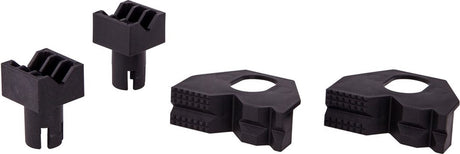 Wolfcraft - set klembekken voor vlak- en rondspannen voor werktafel - werkbladspanner - werkbank klem - 6174000
