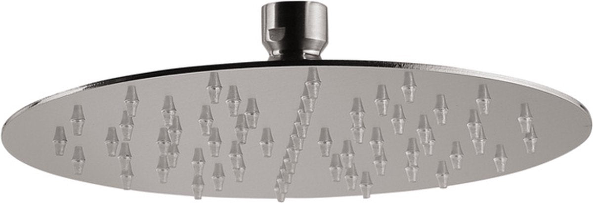 Plieger napolihoofddouche rondø20cm9l min.geborsteld chroom