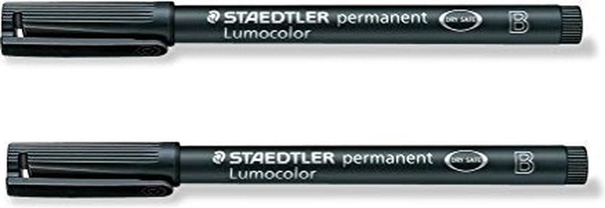 Staedtler speelgoed | creatief artwork diy - lumocolor b permanent zwart