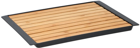 Alpina kitchen home broodplank met kruimelopvangbak - bamboe - 38x27x2cm