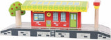 Bigjigs houten rails - dorpsstation