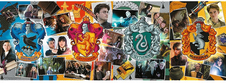 Trefl harry potter puzzel - 1000 stukjes - four houses of hogwarts.