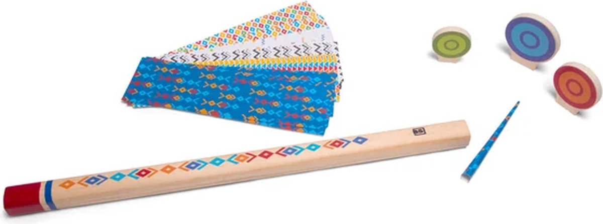Bs toys blaaspijp - buitenspeelgoed - vanaf 6 jaar - papierspel - fsc - hout