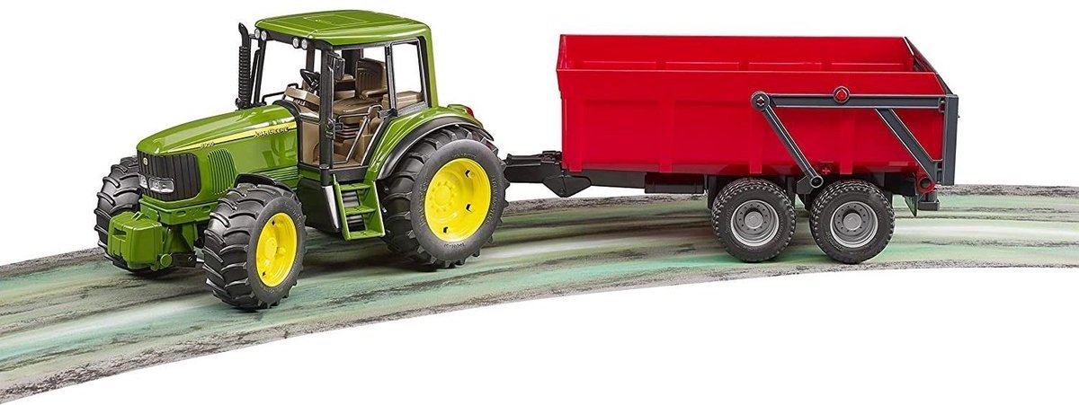Bruder 2057 john deere 6920 tractor met aanhanger