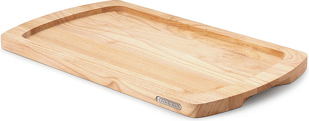 Continenta brood snijplank - rubberwood - 45cm