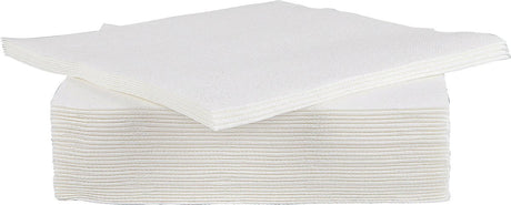 Cosy trendy for professionals servet - papier - 38 cm - wit - set-40