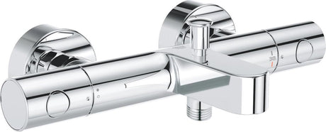 Grohe grohtherm 800 cosmopolitan thermostatische badkraan - 15 cm - waterbesparend - met omstelling - inclusief koppelingen - chroom
