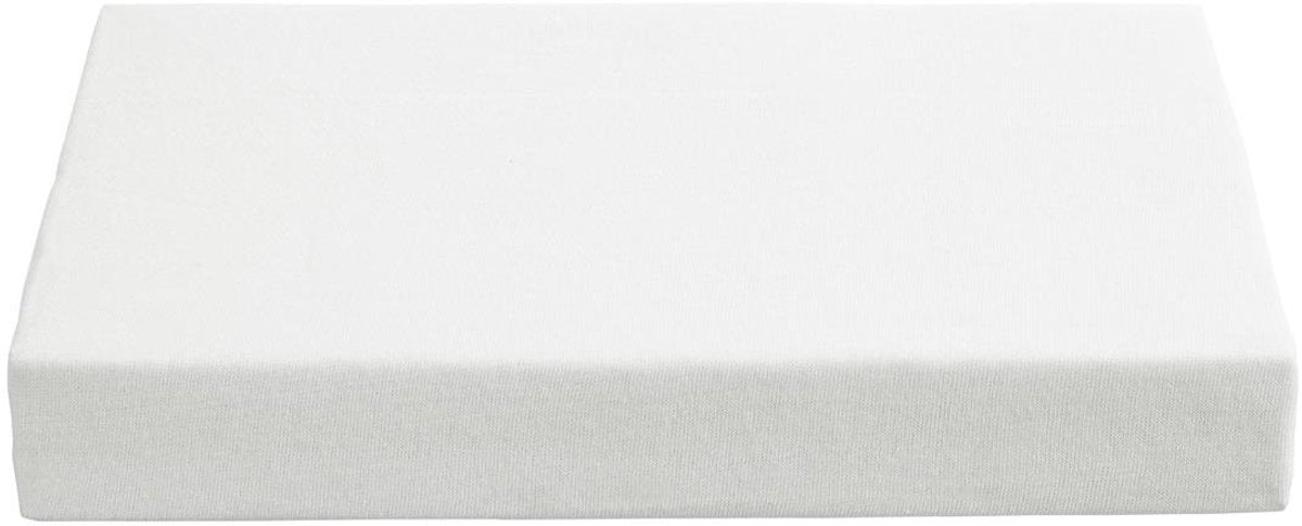 Ambiante - jersey - boxspring hoeslaken - 180x200 cm - wit
