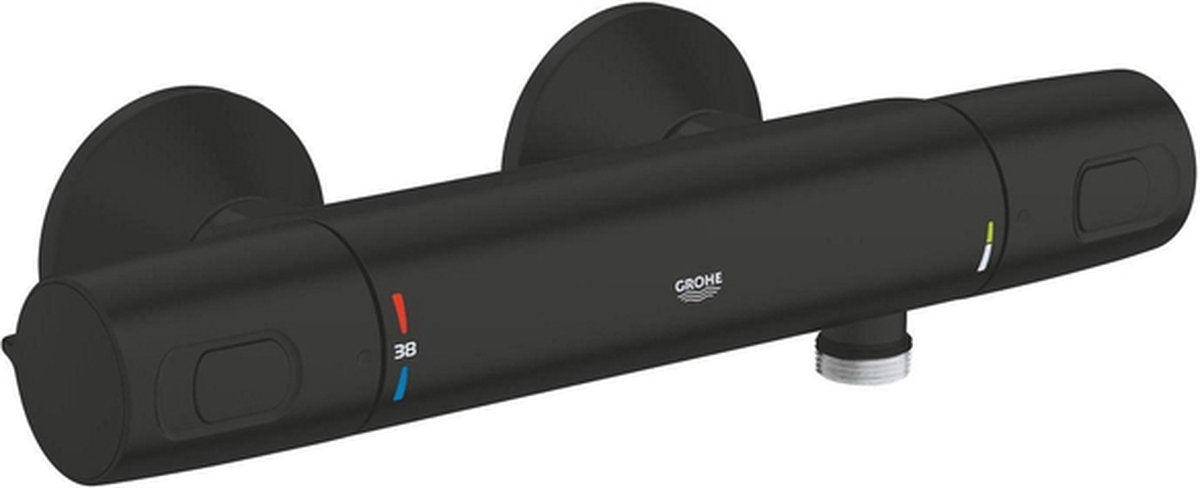 Grohe quickfix precision trend thermostatische douchemengkraan - waterbesparend - matte black