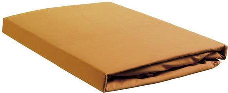 Ambiante jersey - hoeslaken - 180x200 210 - oker