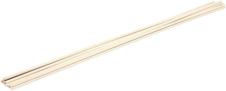 Creativ company cc houten bloemstokken 60 cm × 6mm 10 stuks