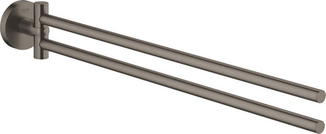 Grohe essentials handdoekhouder - metaal - hard graphite geborsteld (mat antraciet) - 40371al1